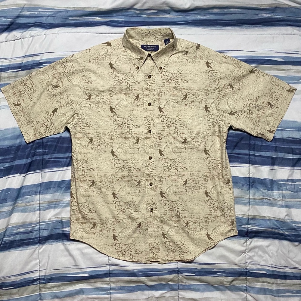 Roundtree & Yorke Outdoors Button Down Men Size M
